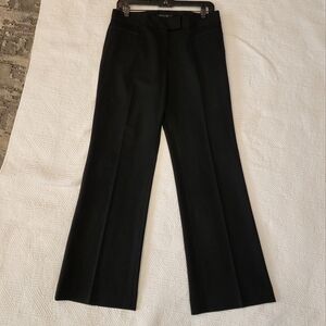 Lafayette 148 Wool Black Trouser Pants Size 6